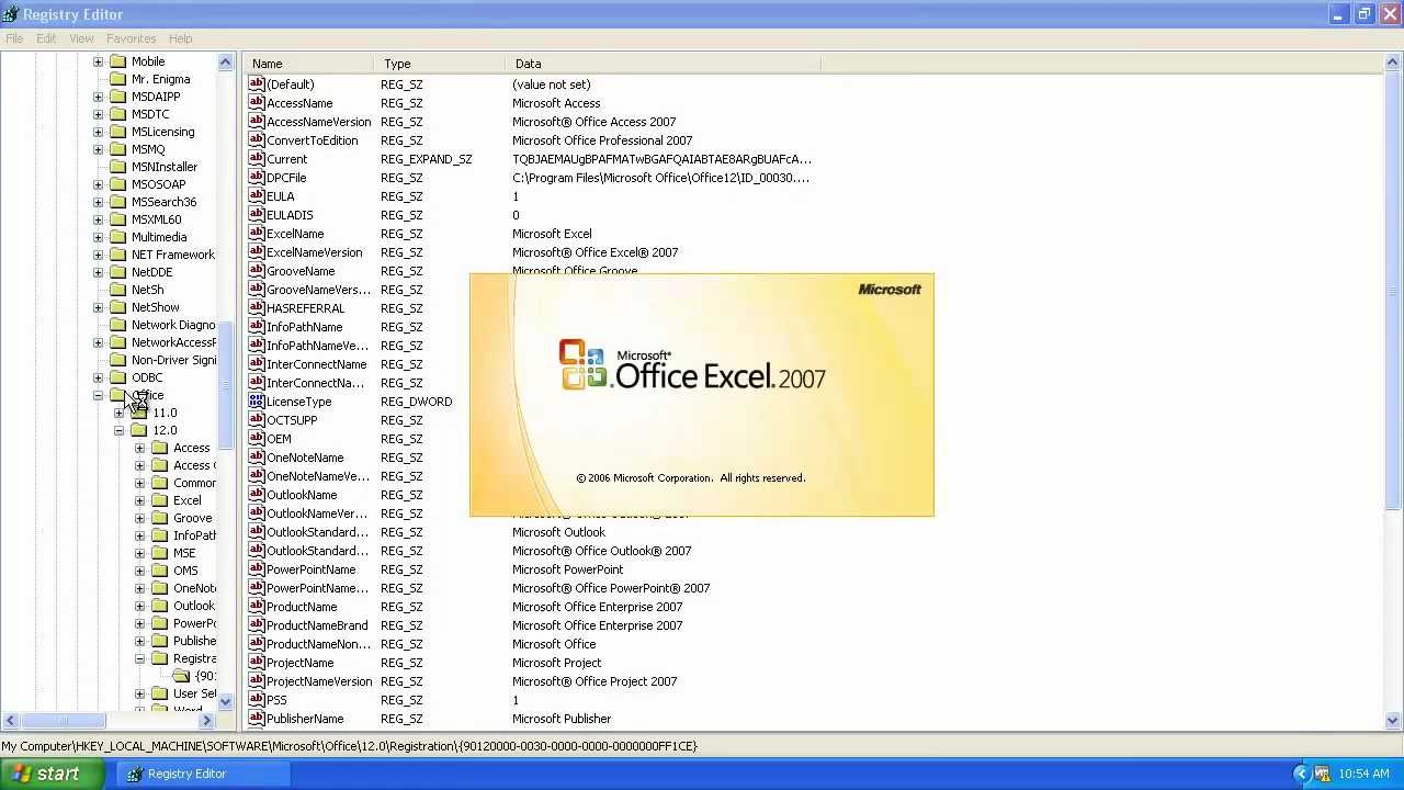microsoft office 2007 42 digit confirmation code free